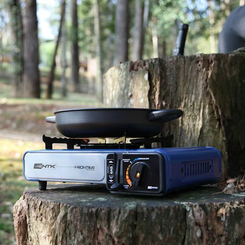 Fogareiro Frontier Camping Flex Gás Acendedor Automático + 3 Campgas