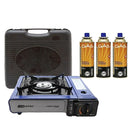 Fogareiro Frontier Camping Flex Gás Acendedor Automático + 3 Campgas