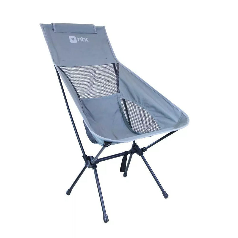 Cadeira Dobrável Compact Alta Lazer E Camping Leve Aço Ntk Até 90kg