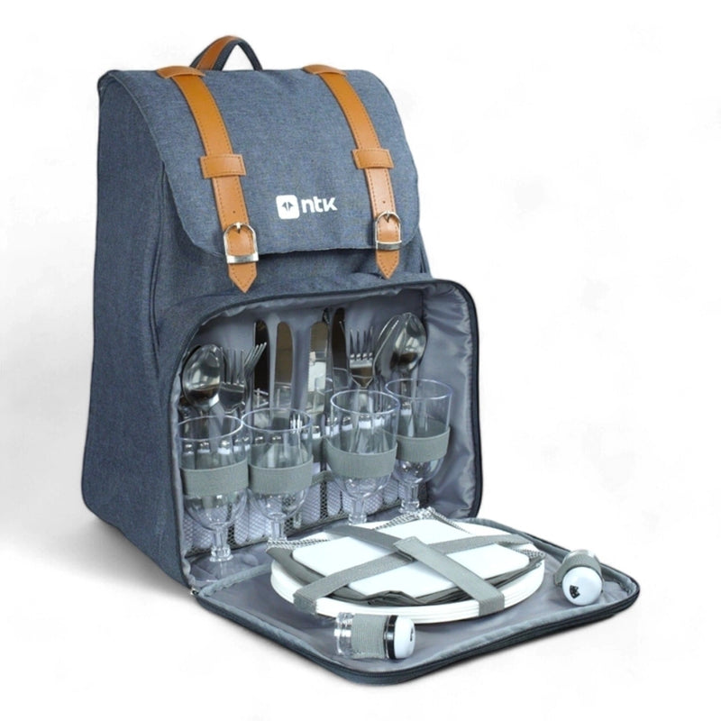 Cooler Mochila Nautika Picnic Park Kit Rpet 300d Forro Peva